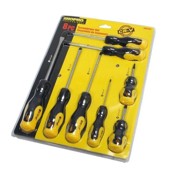 Shopro Professional S0029975 8pc Screwdriver Set