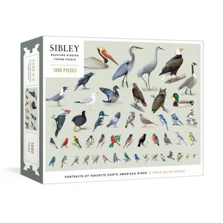 Sibley's Backyard Birding Puzzle - 1000 pieces