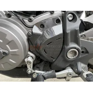 Side Sprocket Chain Case Cover Fairing Cowling For Ducati Supersport 939 2017 2020 Full Carbon Fiber 100%