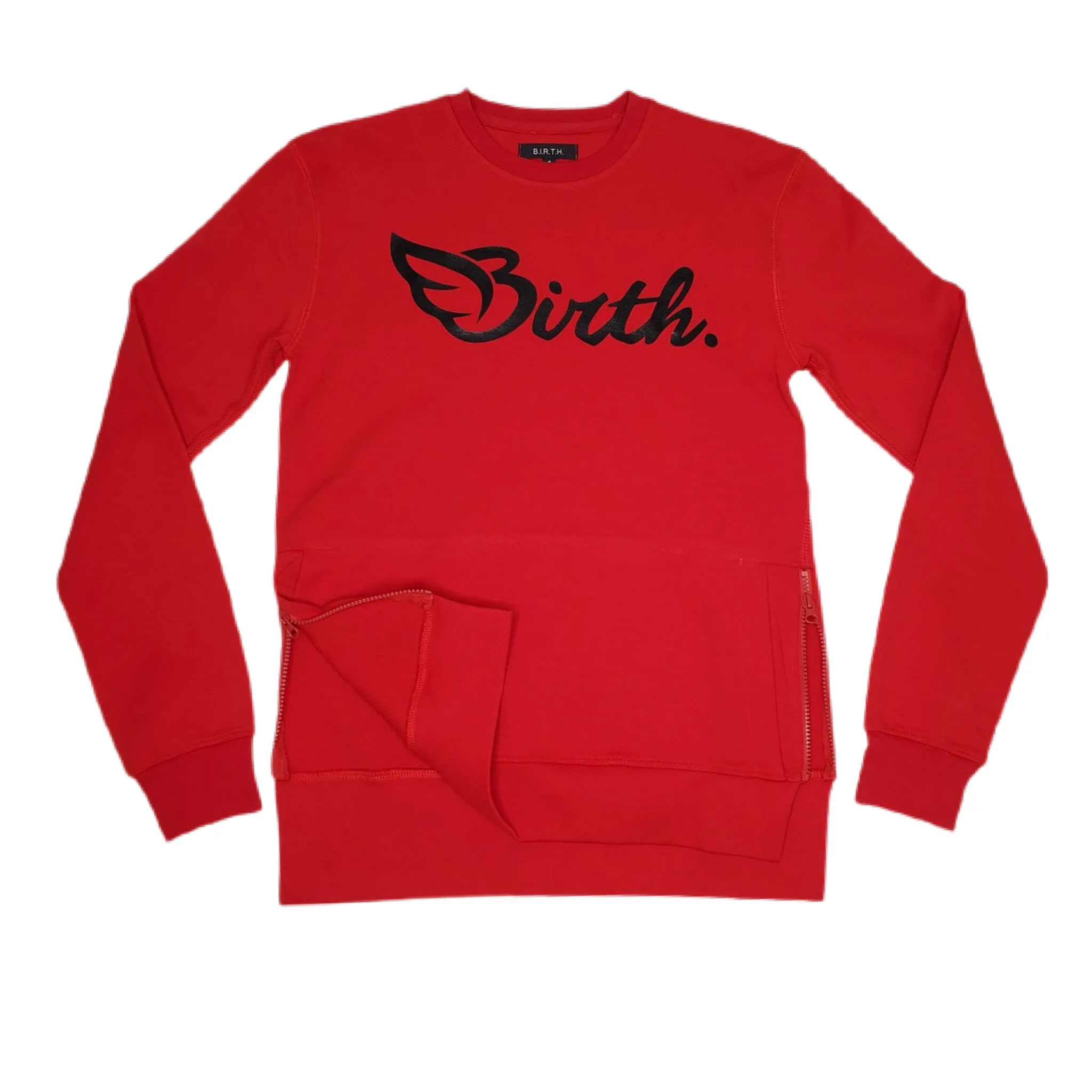 Signature side zip crew