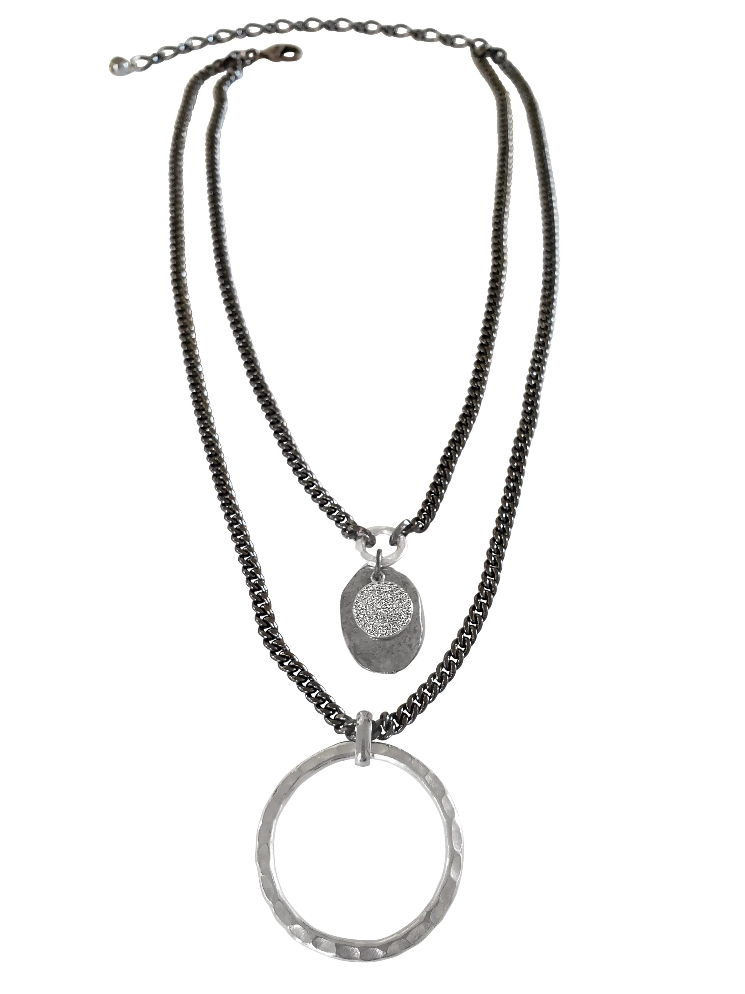 Silver West - Double Chain Necklace