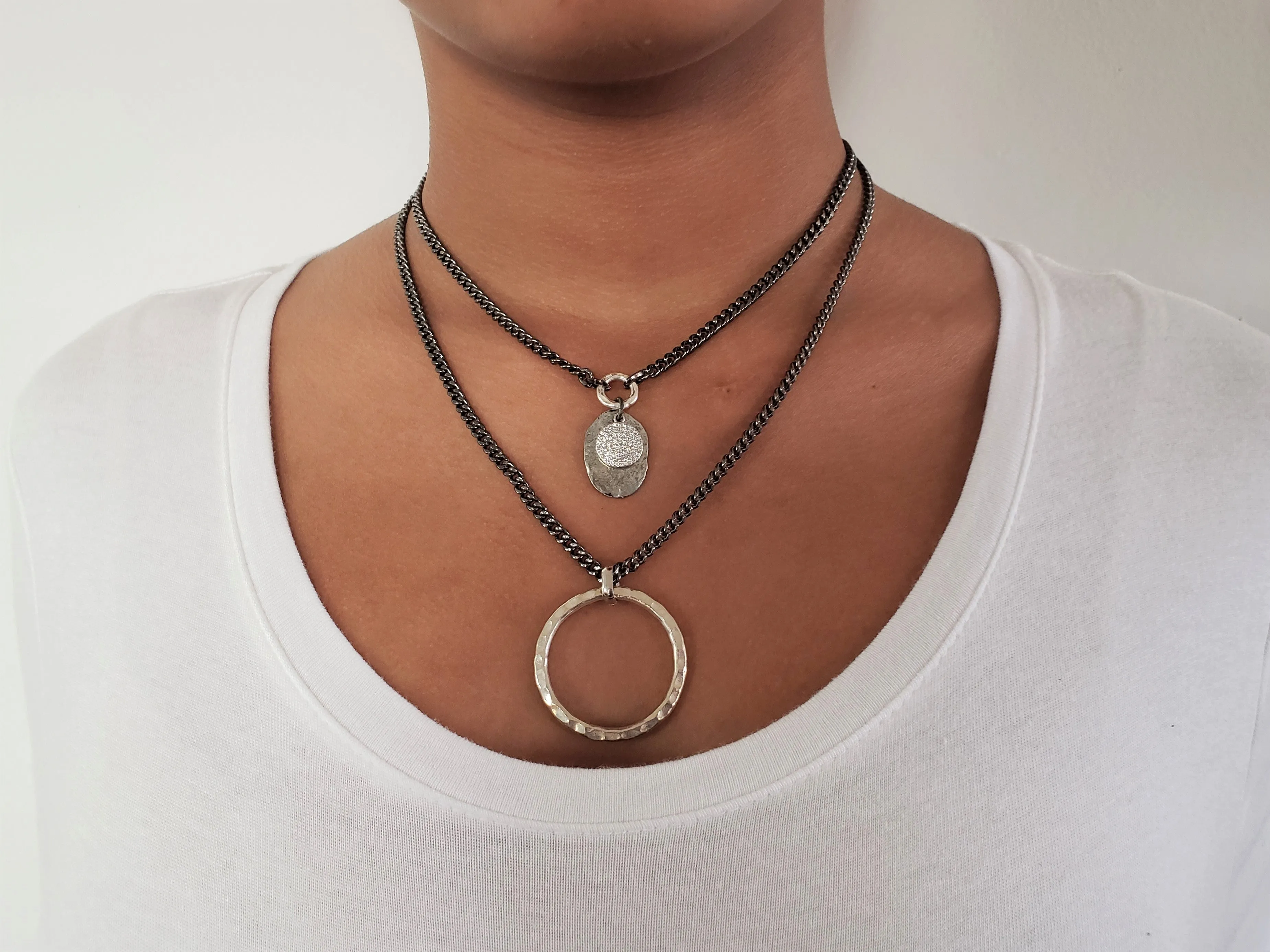 Silver West - Double Chain Necklace
