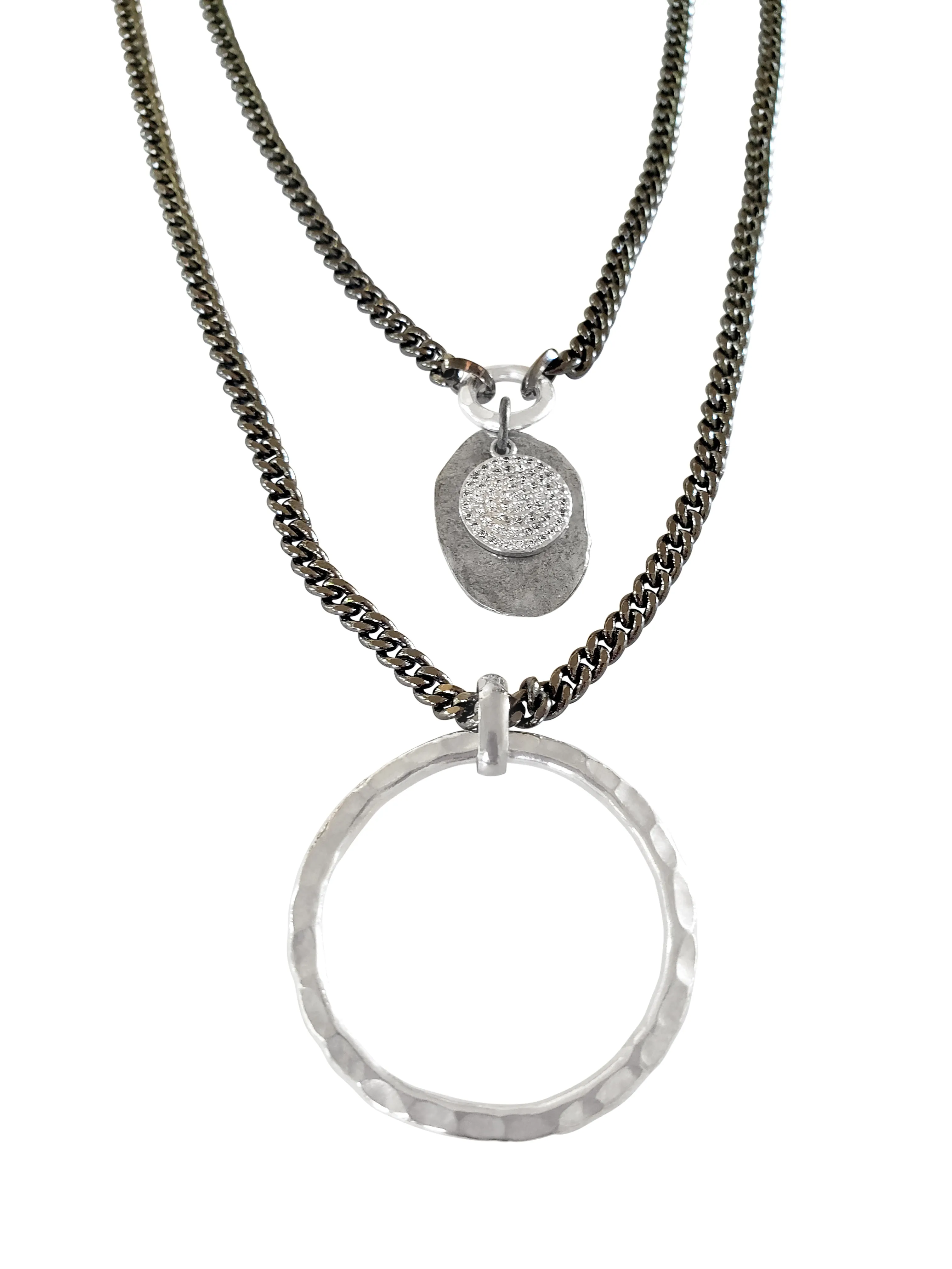 Silver West - Double Chain Necklace