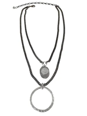 Silver West - Double Chain Necklace