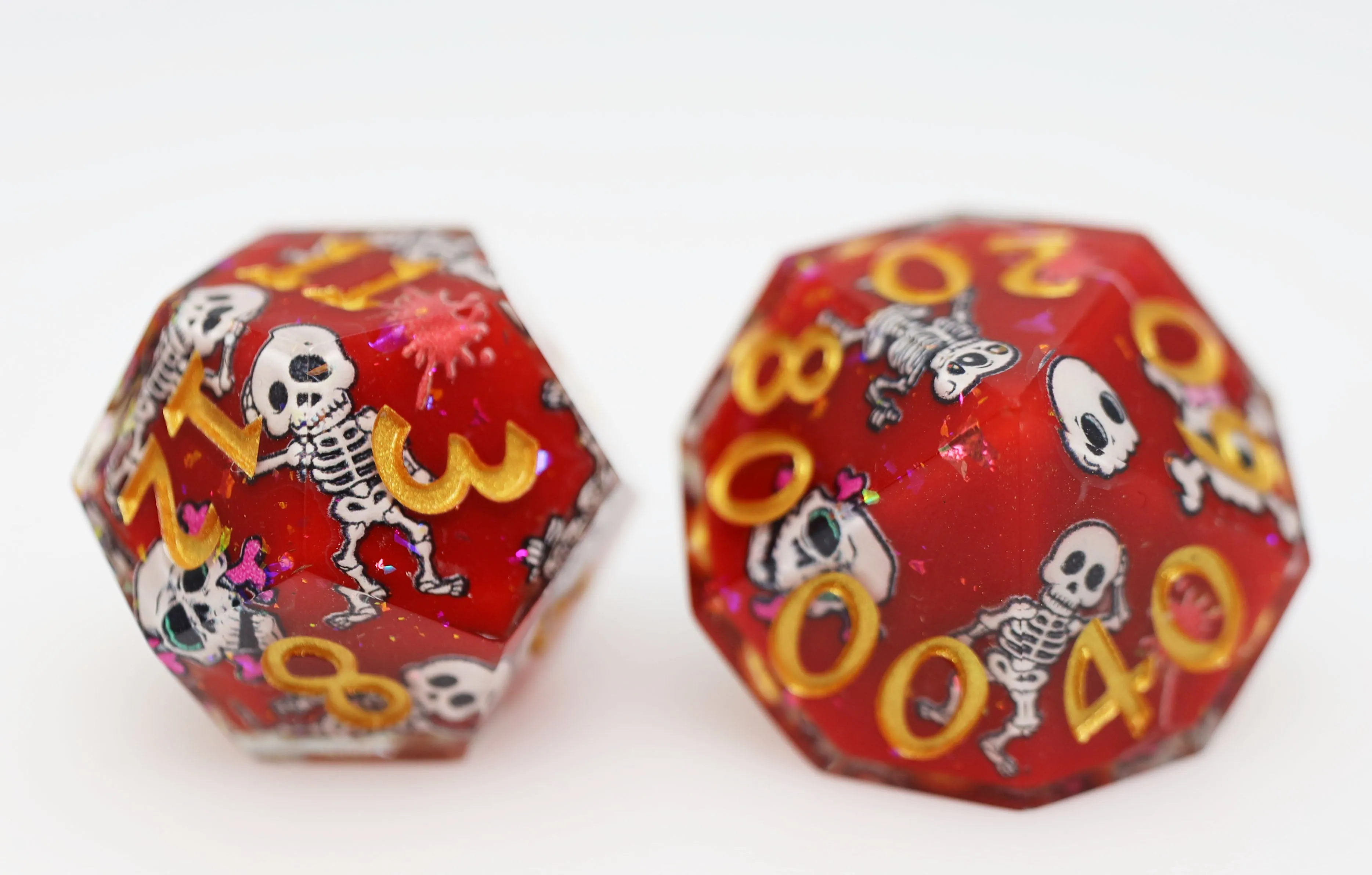 Some Body to Love: Sharp Edge Decal RPG Dice Set