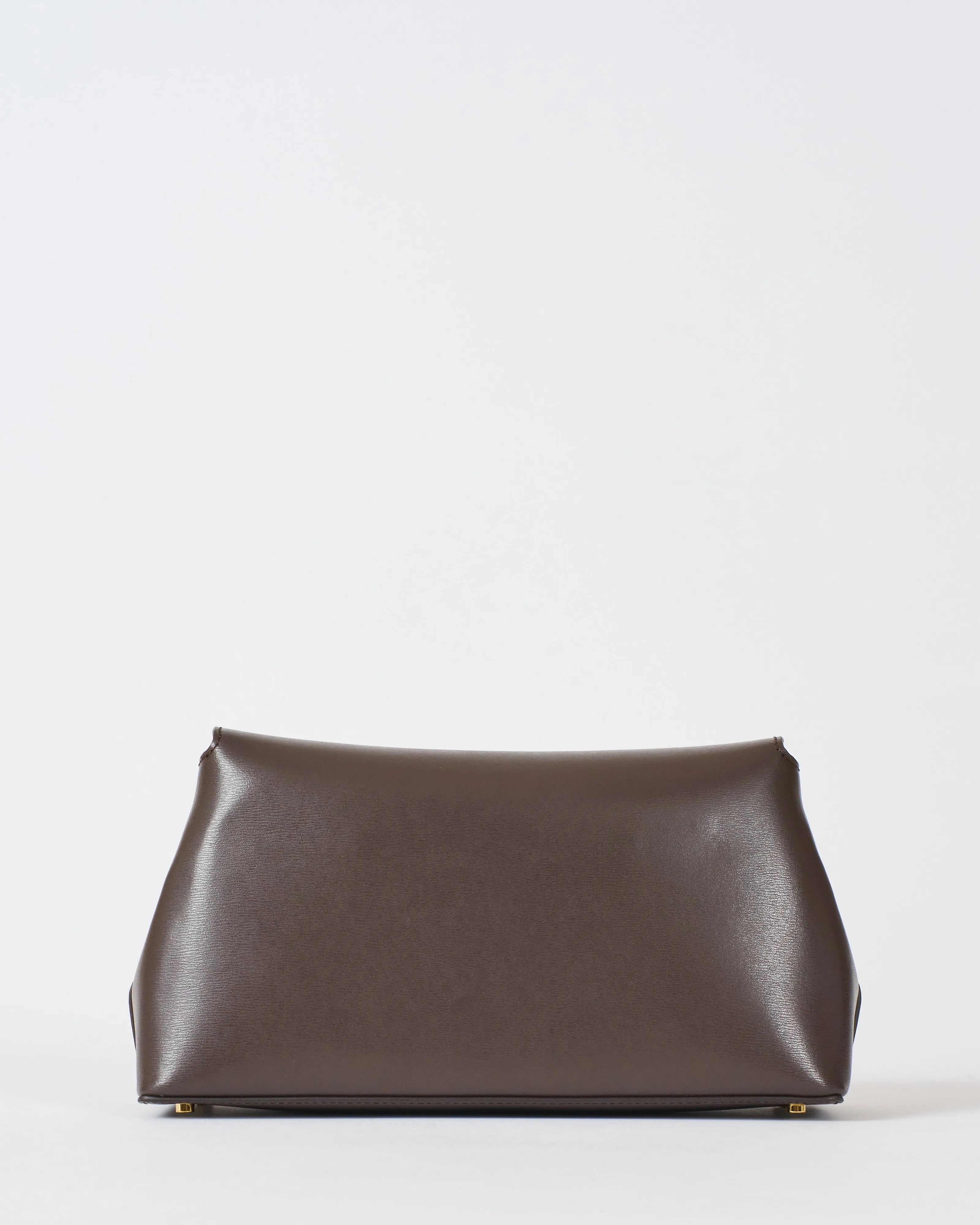 t-lock leather clutch