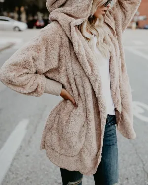 The Coziest Yet Pocketed Cardigan - Taupe