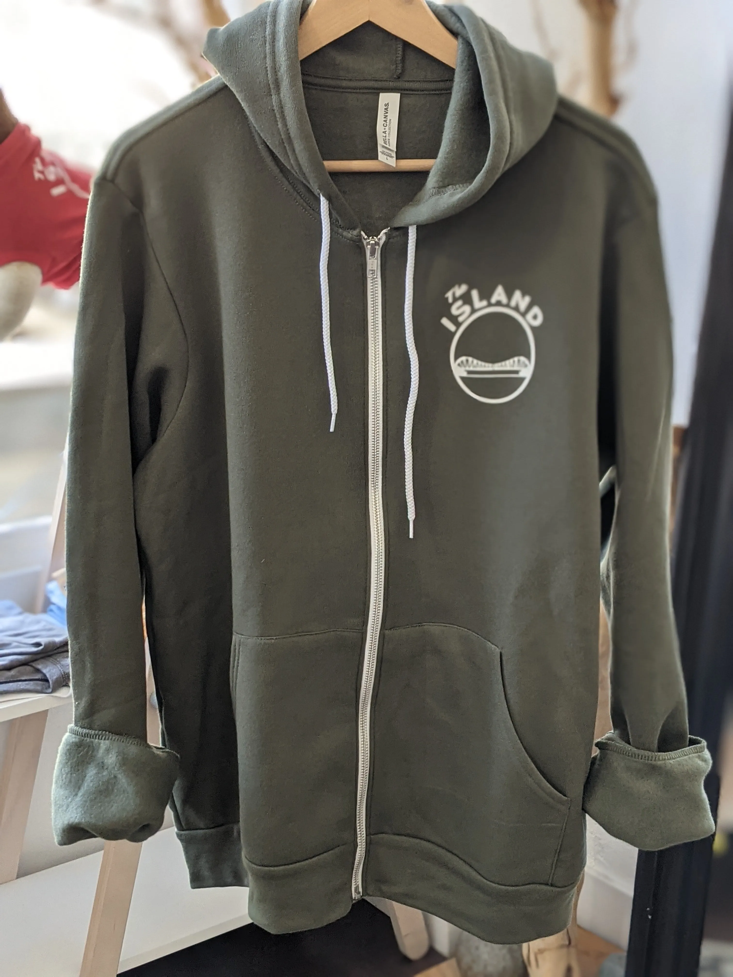 THE ISLAND ZIP-UP HOODIE
