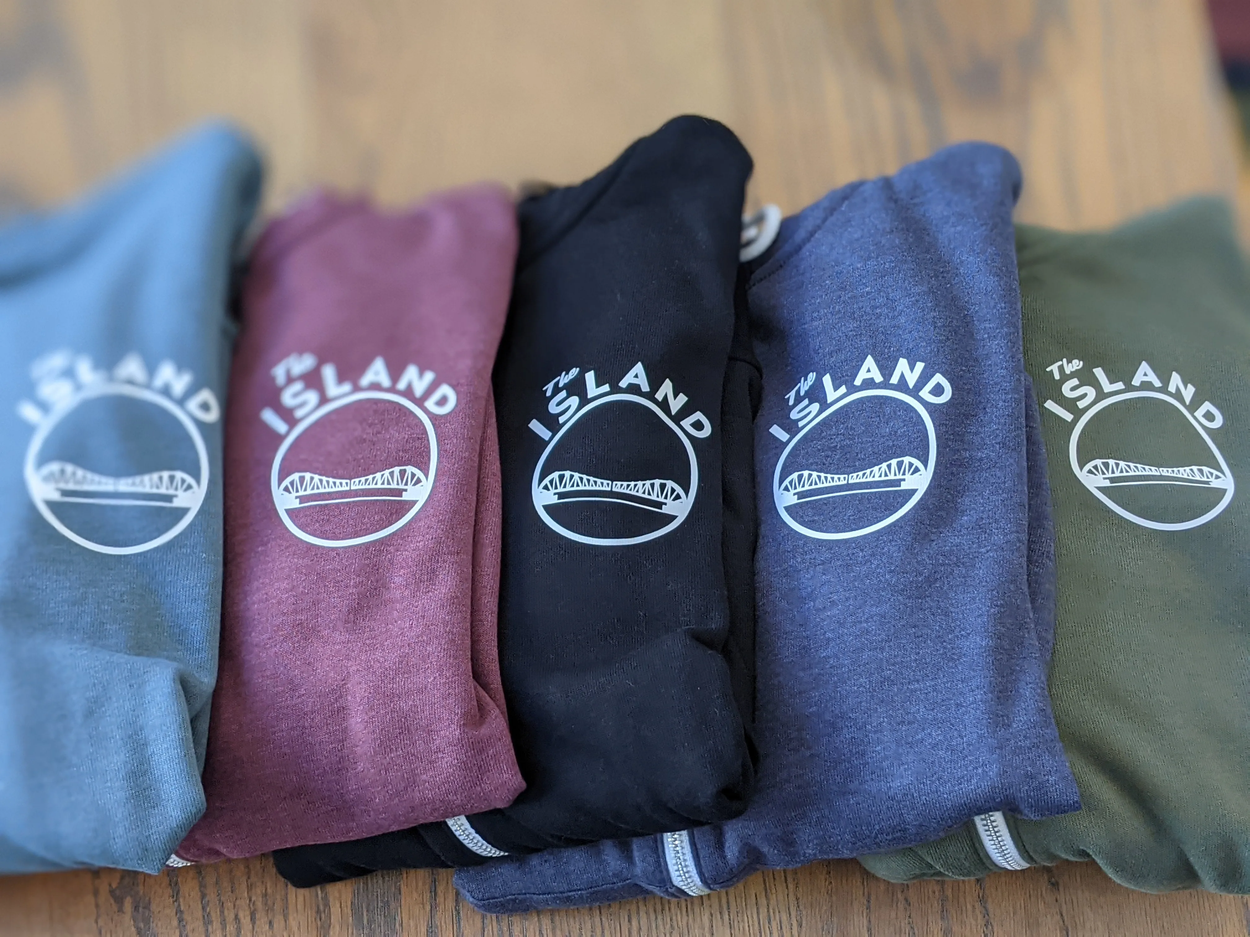 THE ISLAND ZIP-UP HOODIE
