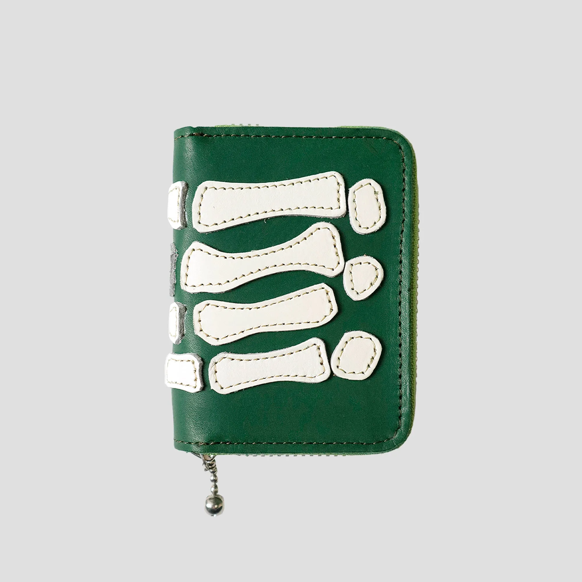 THUMB-UP BONE MINI LEATHER WALLET
