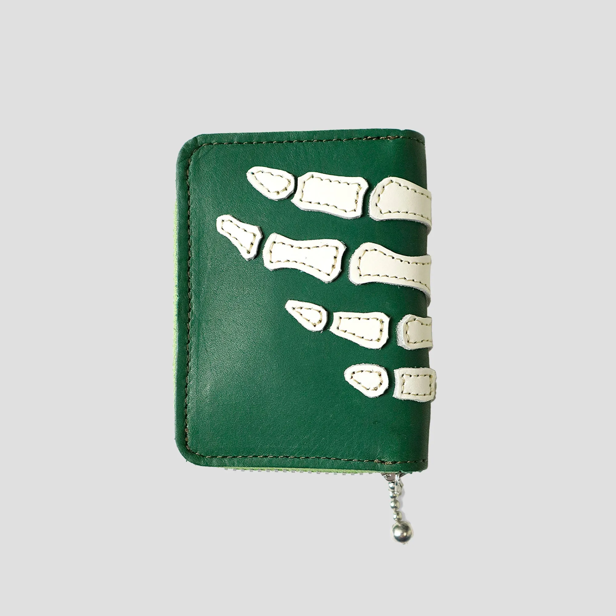 THUMB-UP BONE MINI LEATHER WALLET