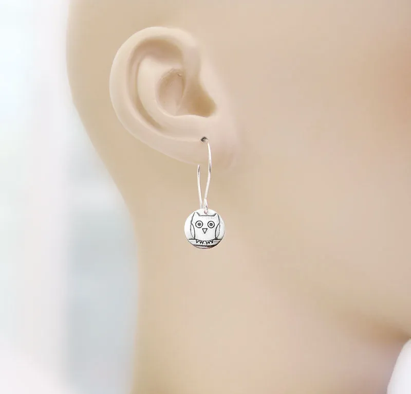 Tiny Owl Earrings