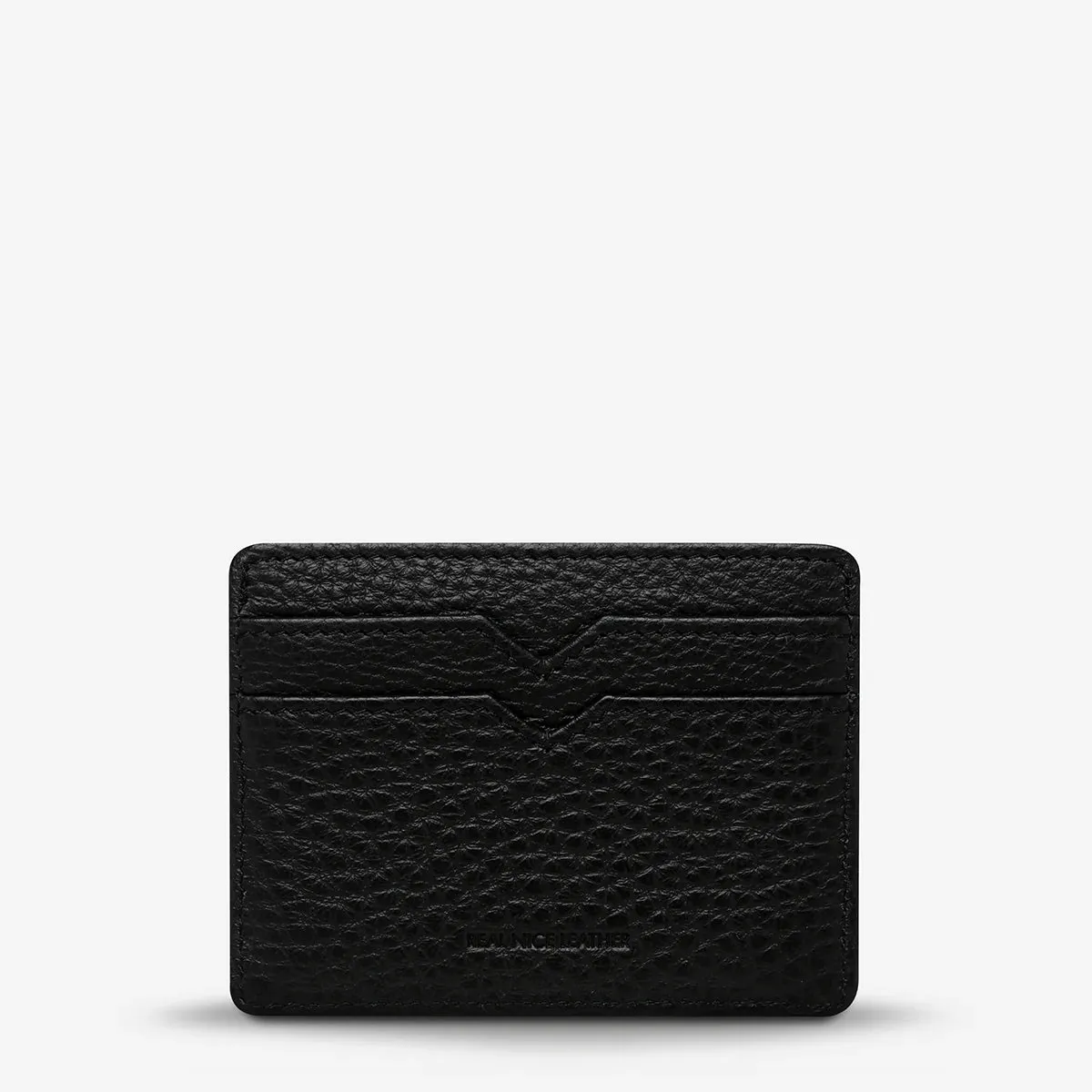 Together for Now Wallet | Black Leather