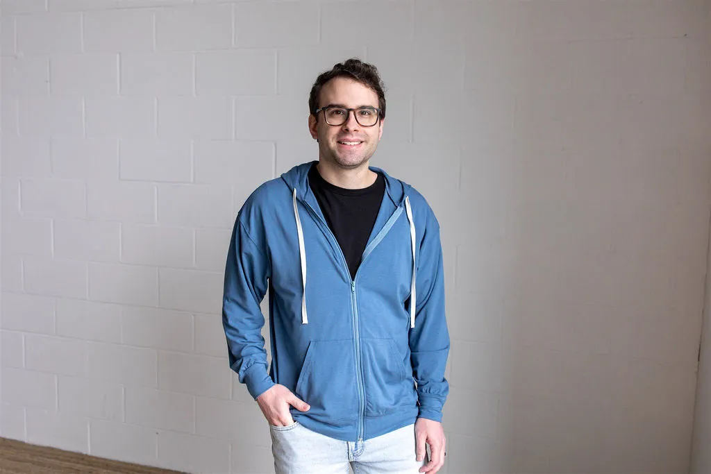 Travelers:  Unisex Zip Up Hoodie