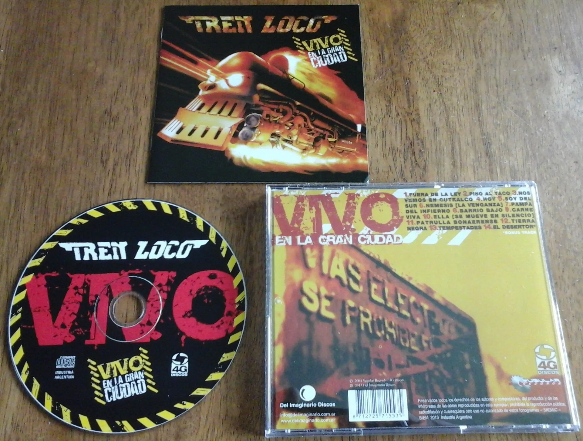 TREN LOCO - Vivo... En La Gran Ciudad CD