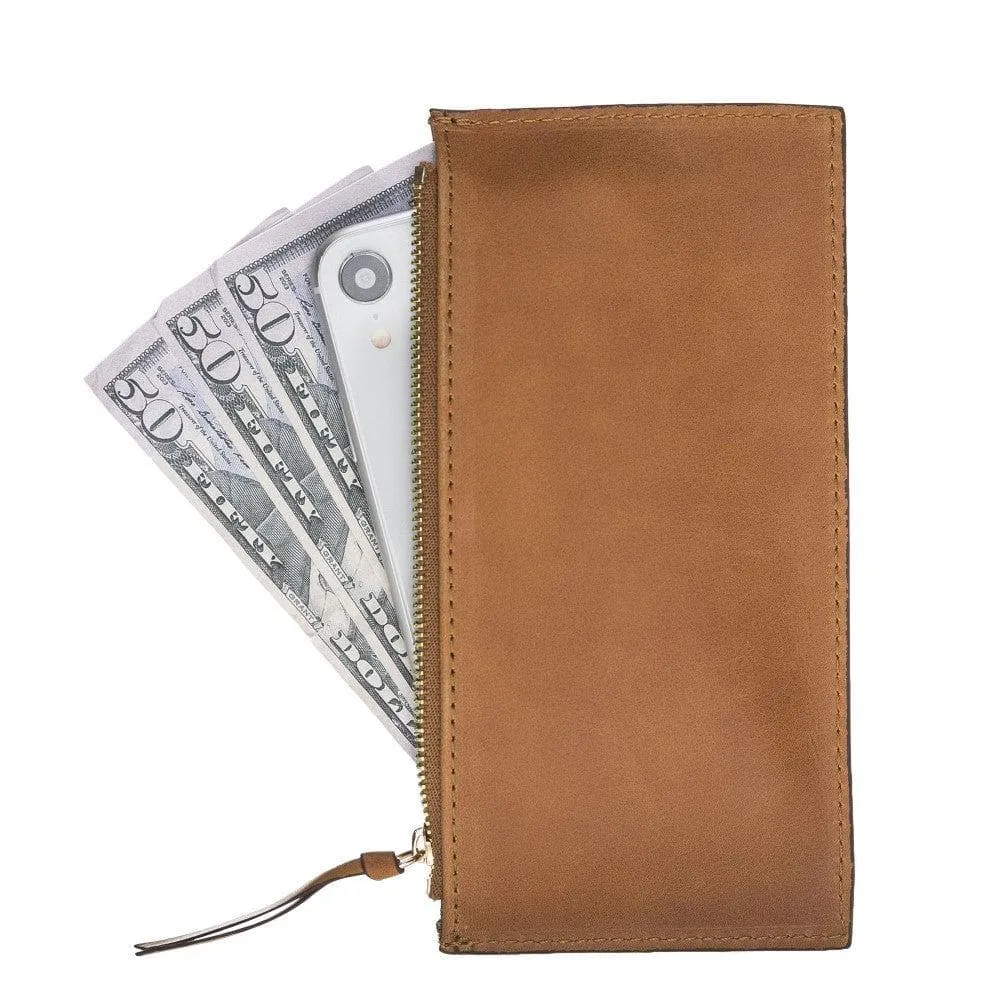 Tria Leather Women Clutch Bag