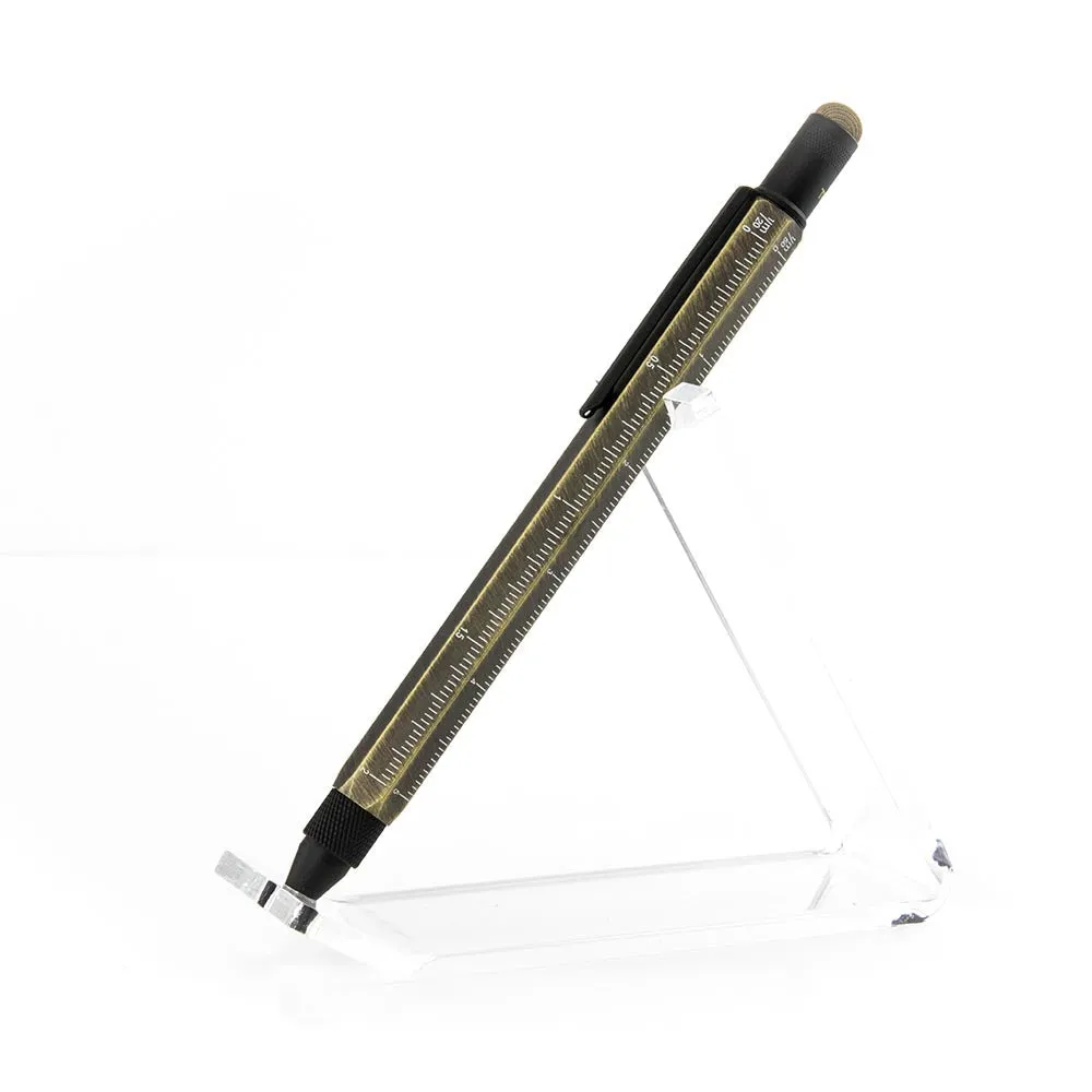 Troika Multitasking ballpoint pen "CONSTRUCTION" (Antique Gold)