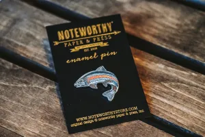 Trout Enamel Pin