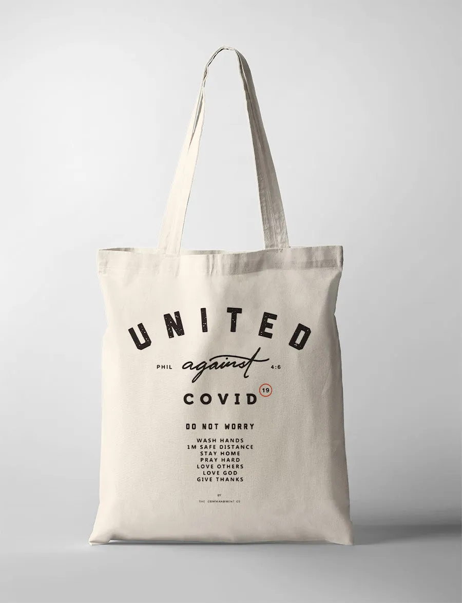 United Against Covid / Do Not Worry {Tote Bag}