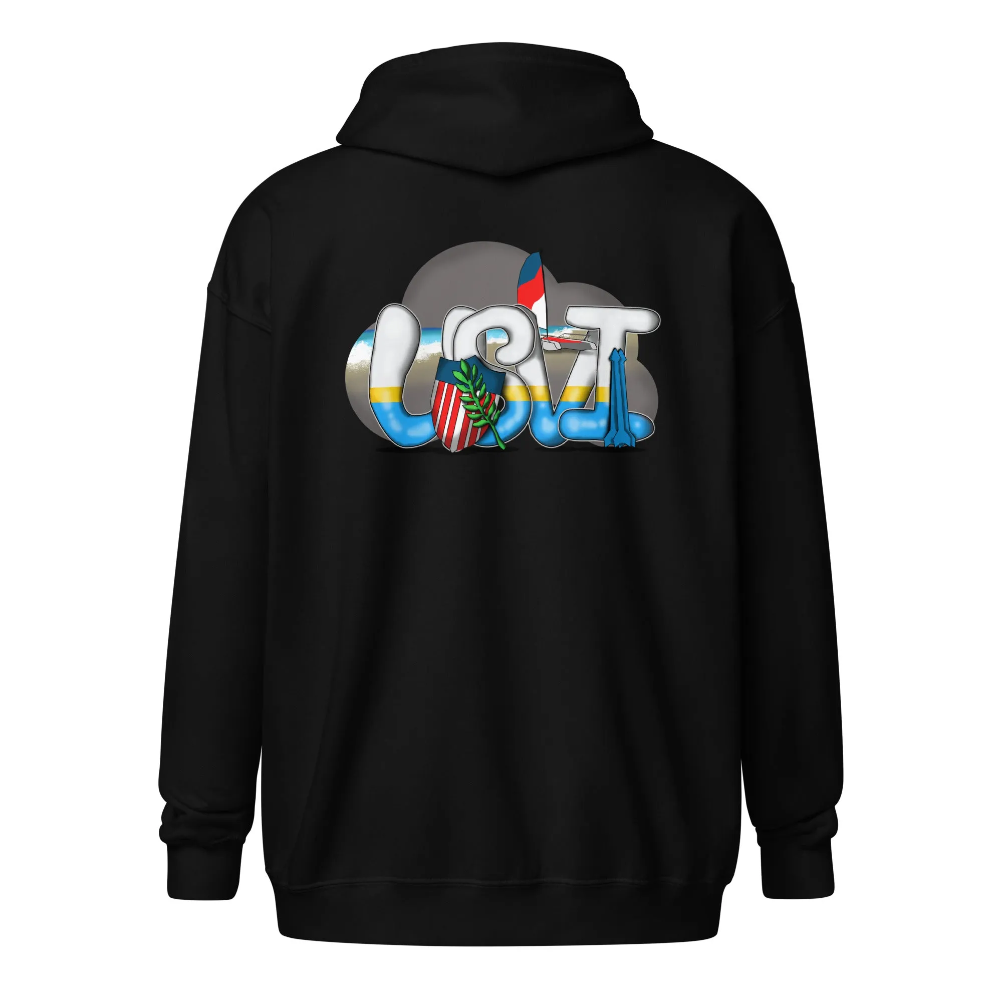 USVI Heavy blend zip hoodie