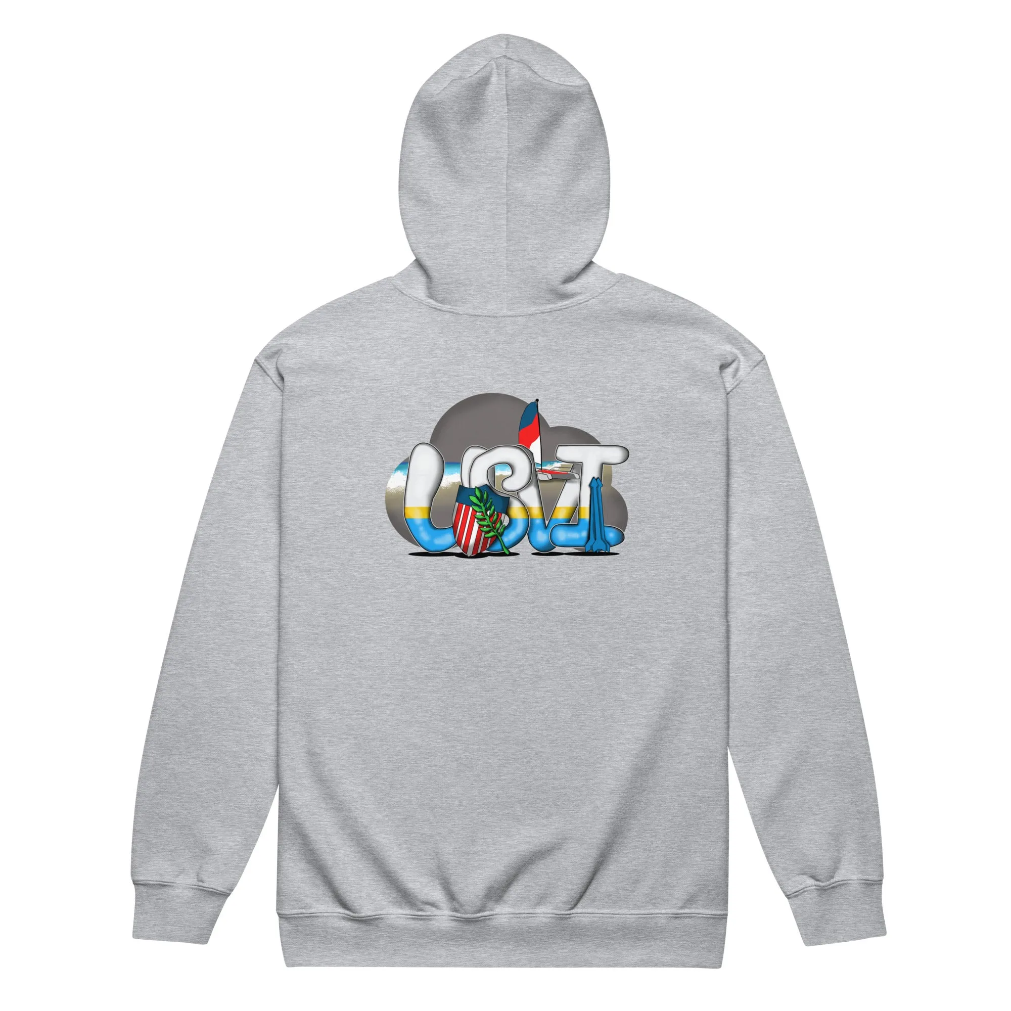 USVI Heavy blend zip hoodie