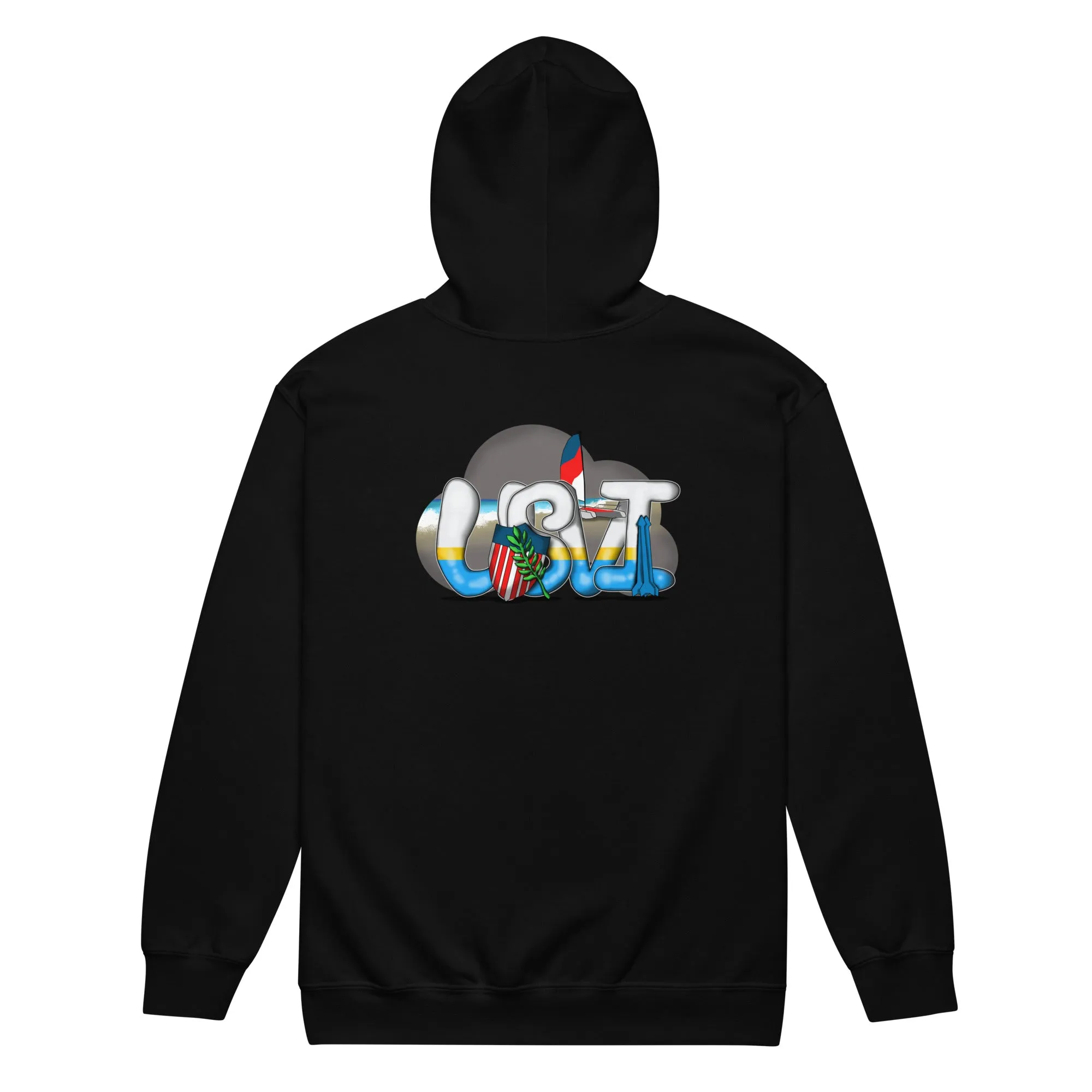 USVI Heavy blend zip hoodie