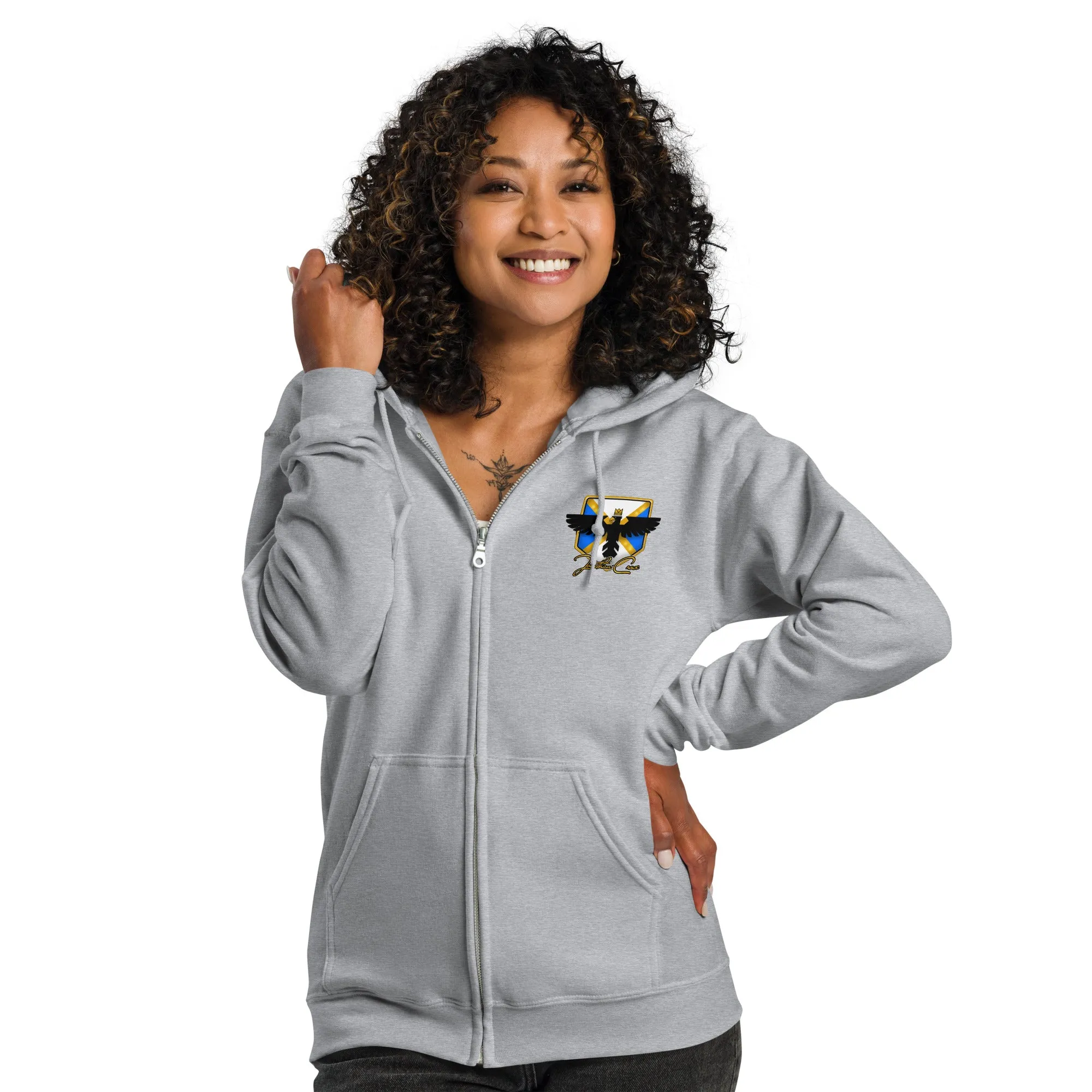 USVI Heavy blend zip hoodie