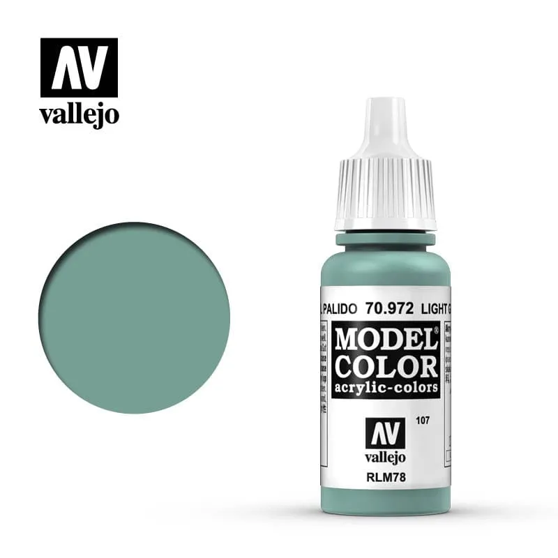 Vallejo Model Color Light Green Blue 17ml - (170)