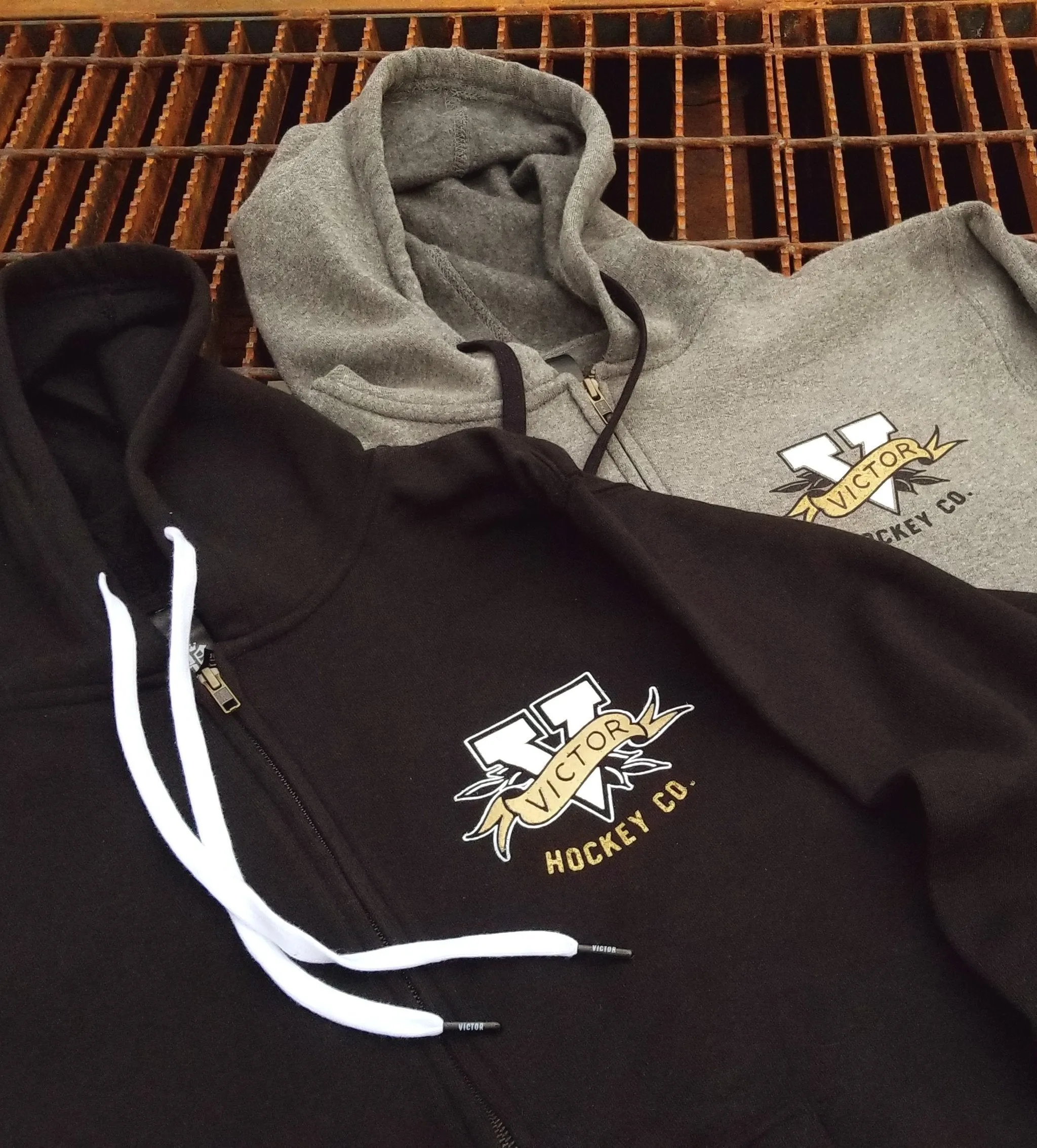 Varsity Zip Up Hoodie