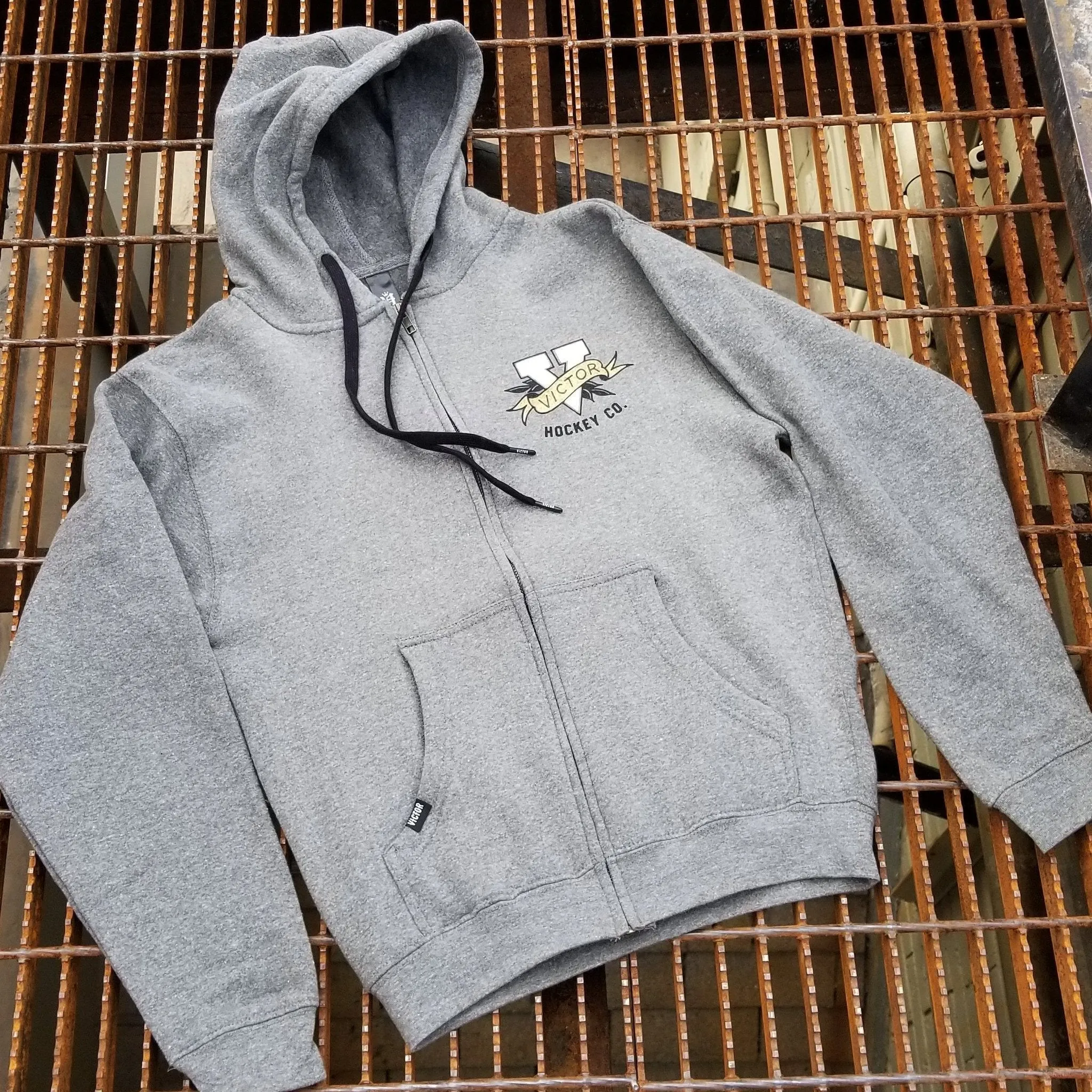 Varsity Zip Up Hoodie