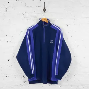 Vintage Adidas 1/4 Zip Up Fleece - Purple - L