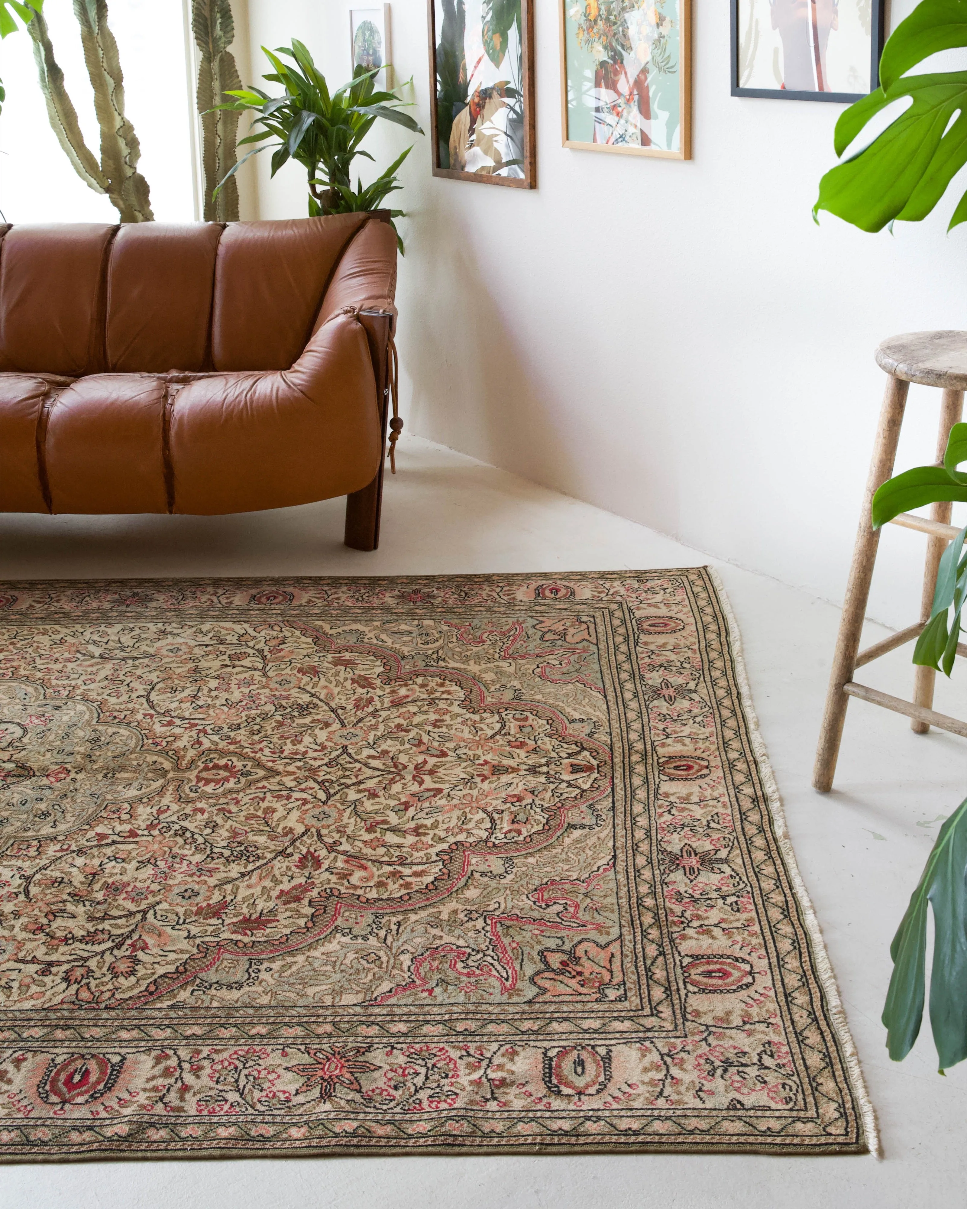 Vintage Kayseri Rug 6'4"x10'