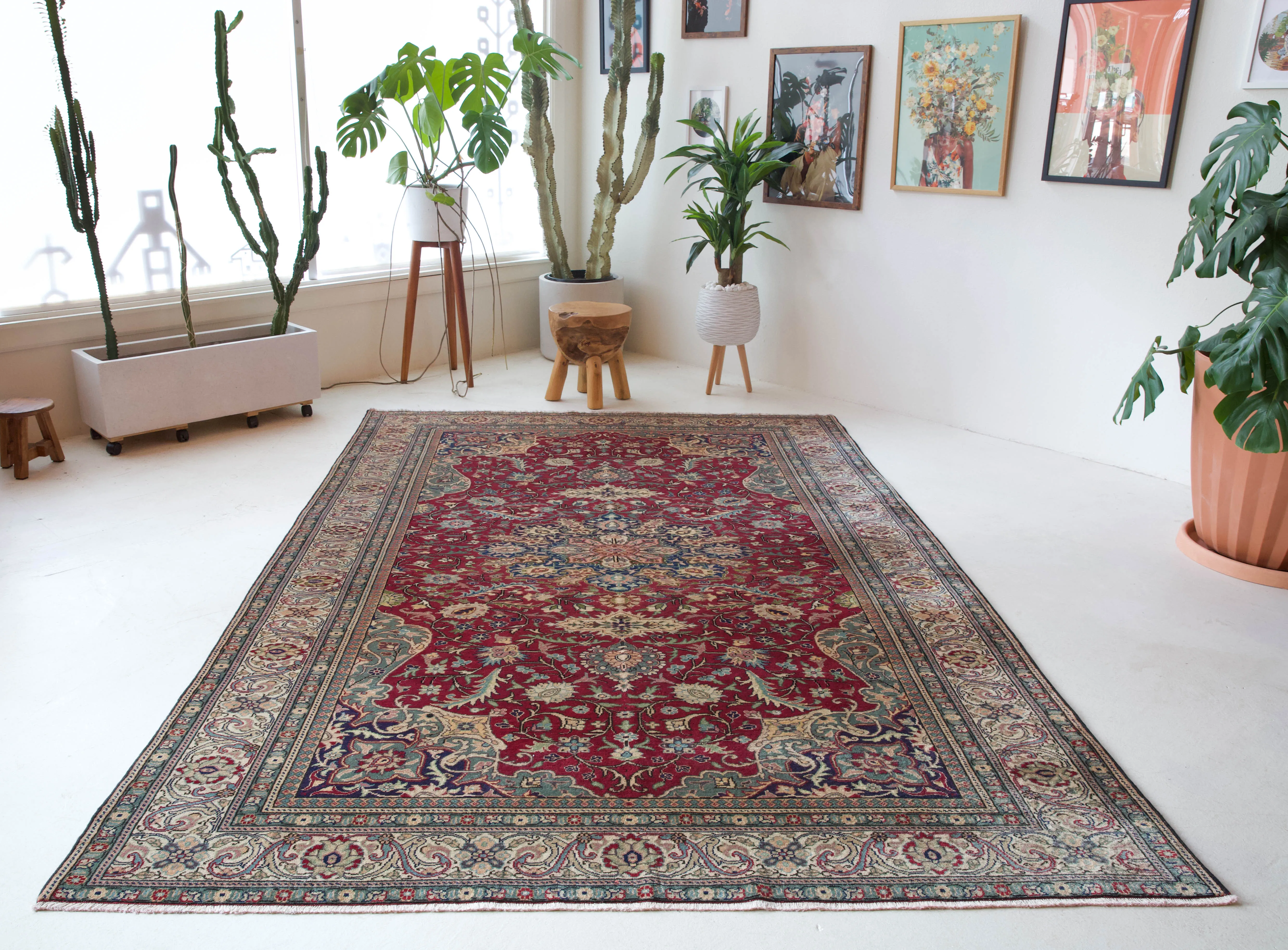 Vintage Kayseri Rug 6'5"x9'9"