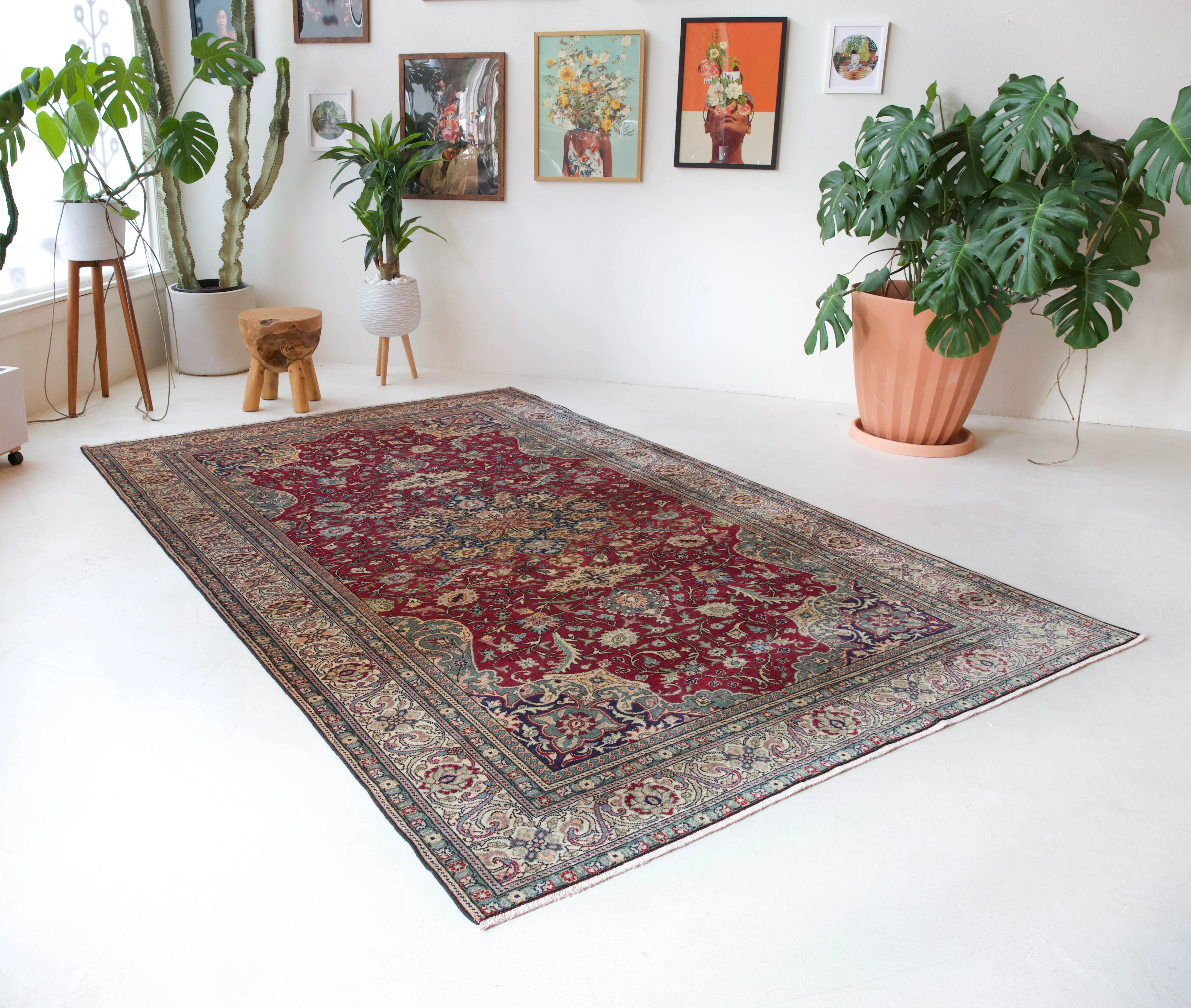 Vintage Kayseri Rug 6'5"x9'9"