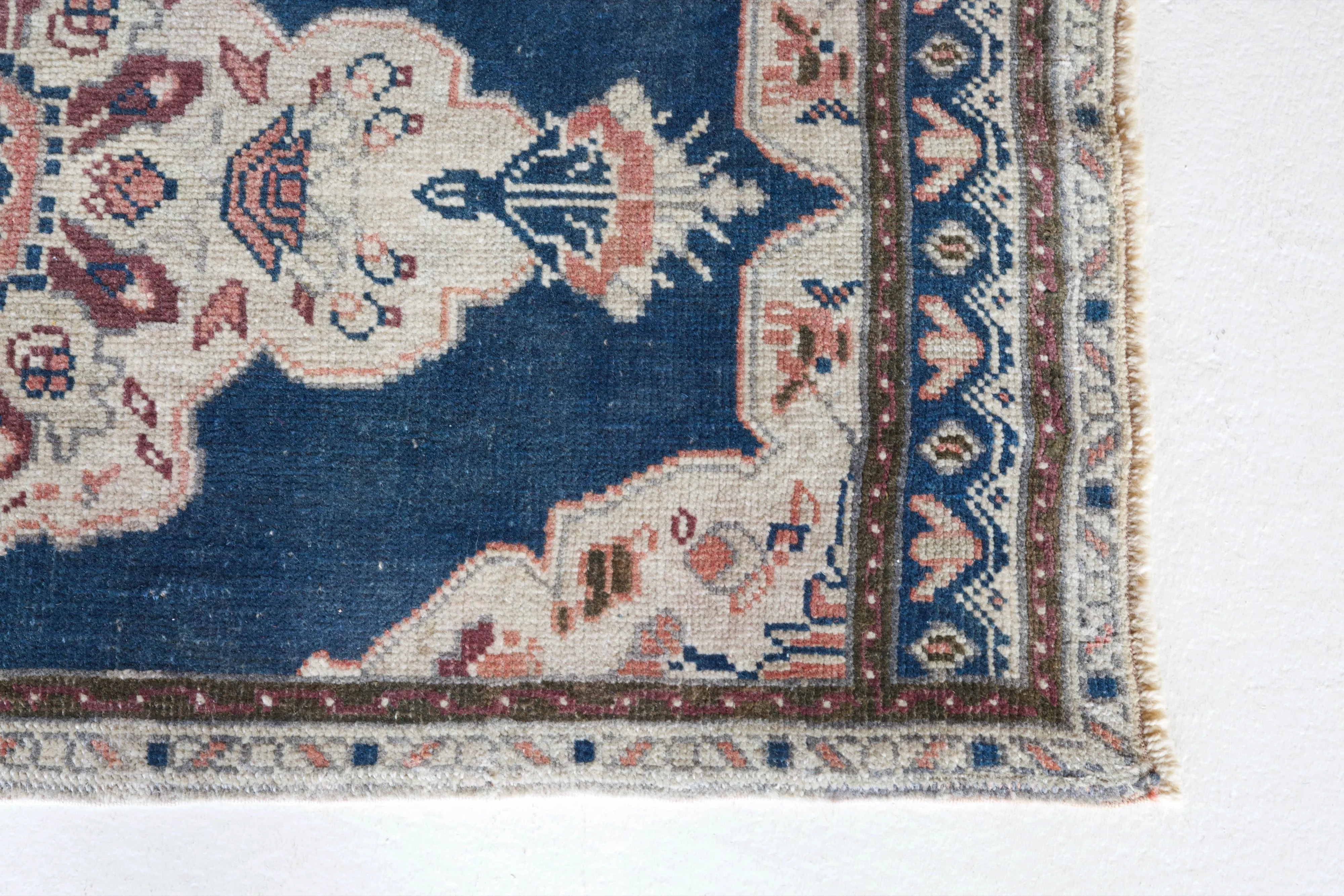 Vintage Mini Turkish Rug 19"x41"