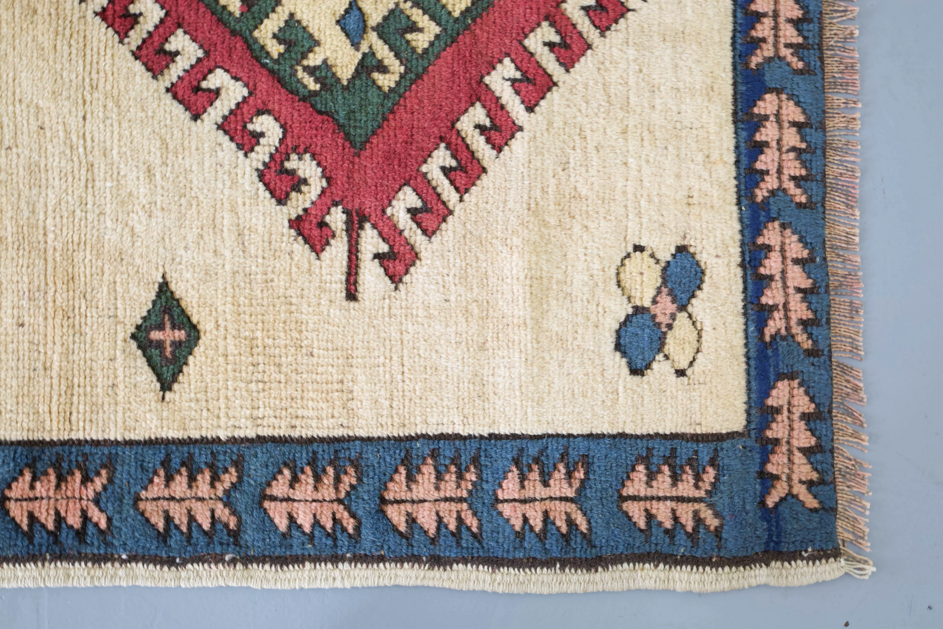 Vintage Mini Turkish Rug 3'6"x4'7"