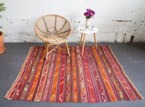 Vintage Turkish Anatolian Kilim Rug