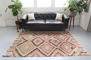 Vintage Turkish Anatolian Kilim Rug