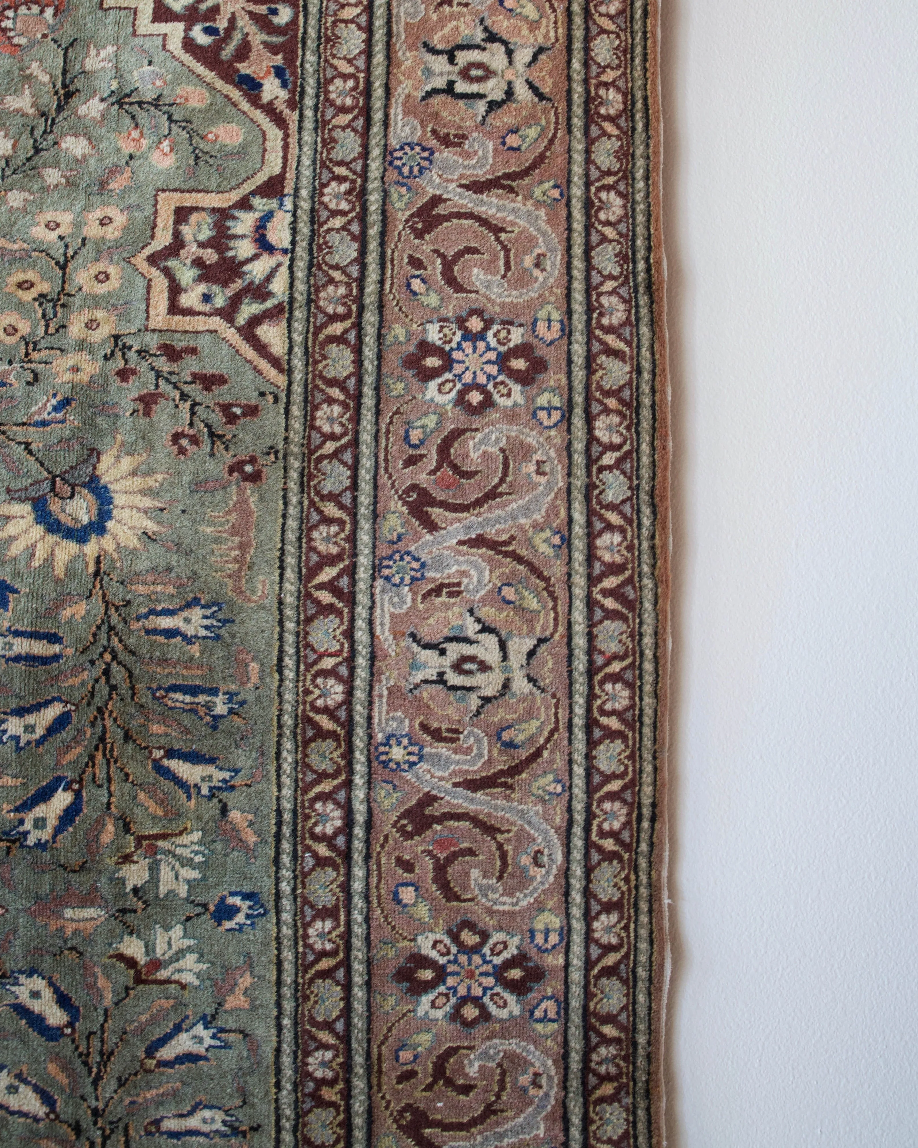 Vintage Turkish Kayseri Rug 6'5" x 9'10"