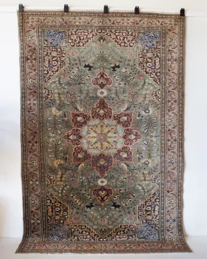 Vintage Turkish Kayseri Rug 6'5" x 9'10"