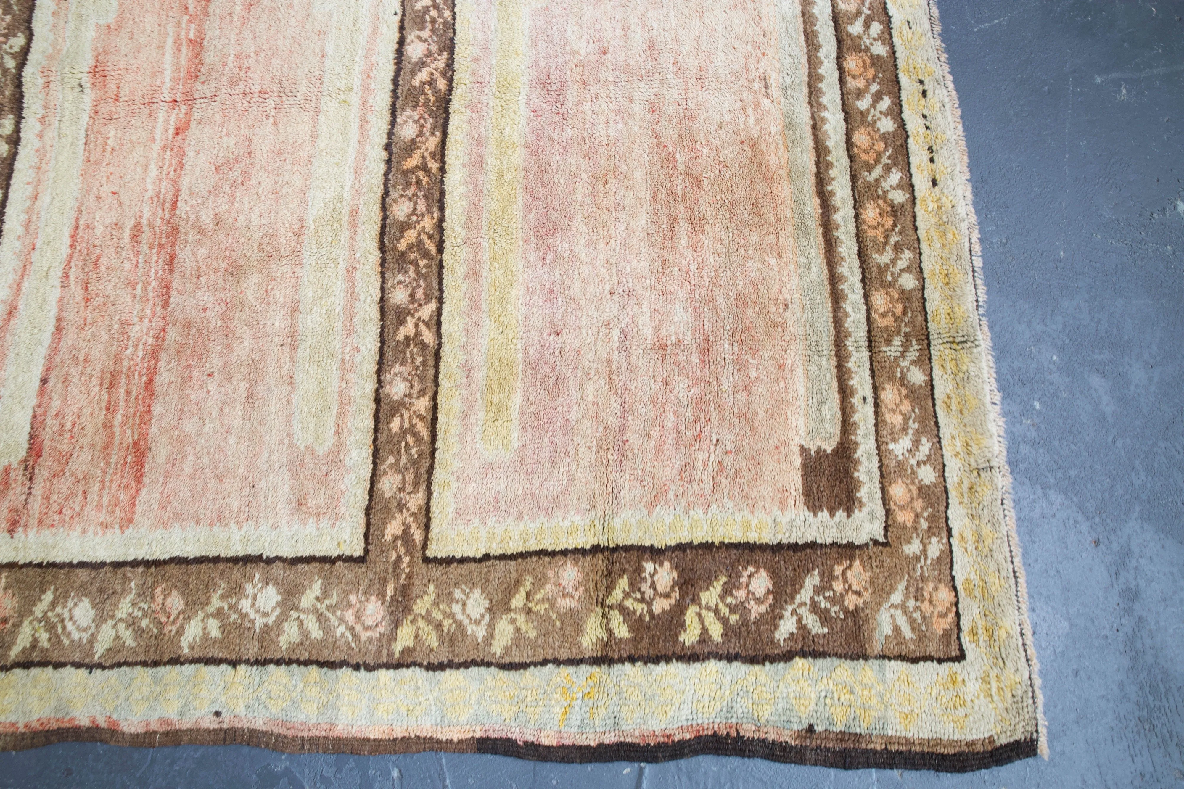 Vintage Turkish Konya Saf  Rug 5'5" x 10'7"