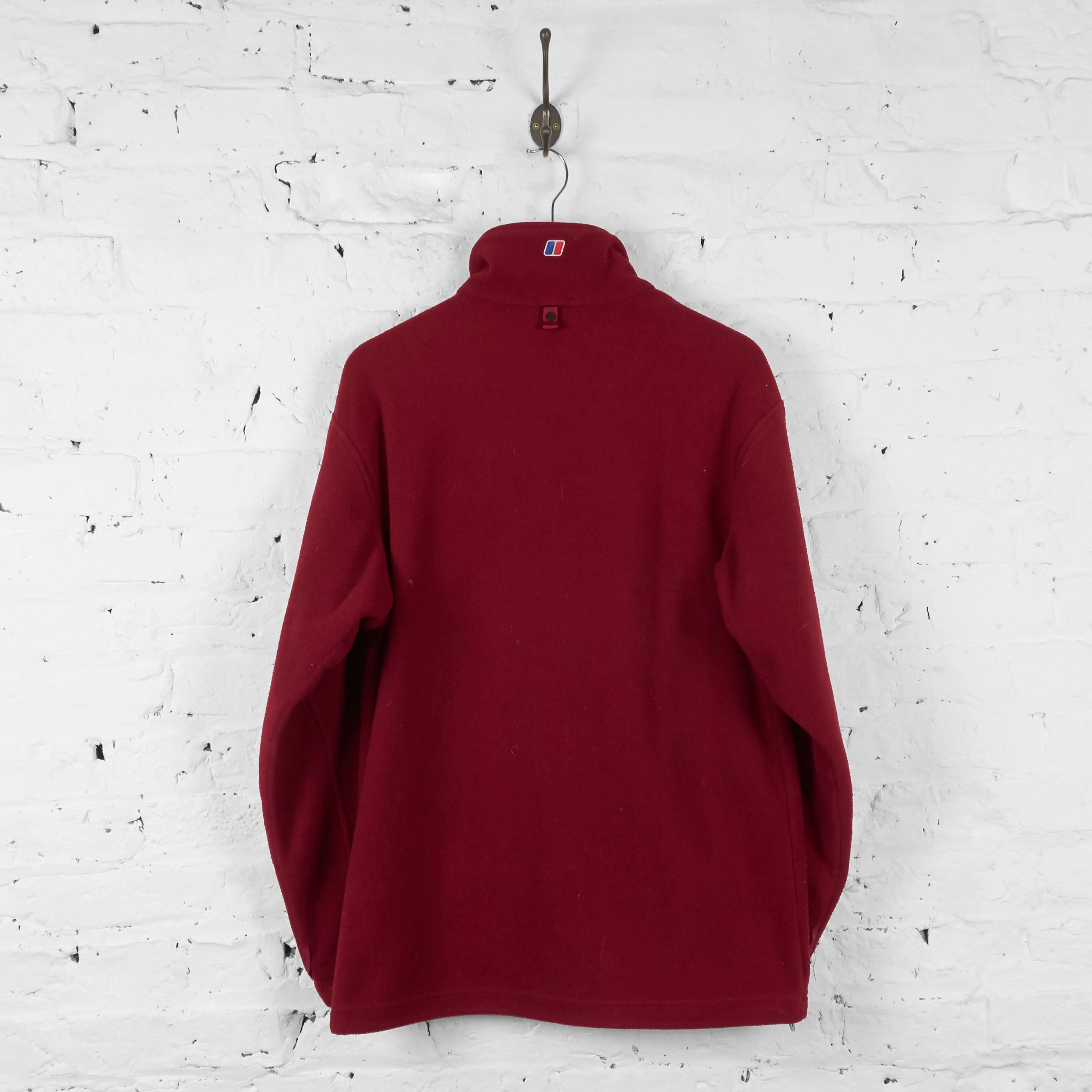 Vintage Zip Up Berghaus Fleece - Red - L