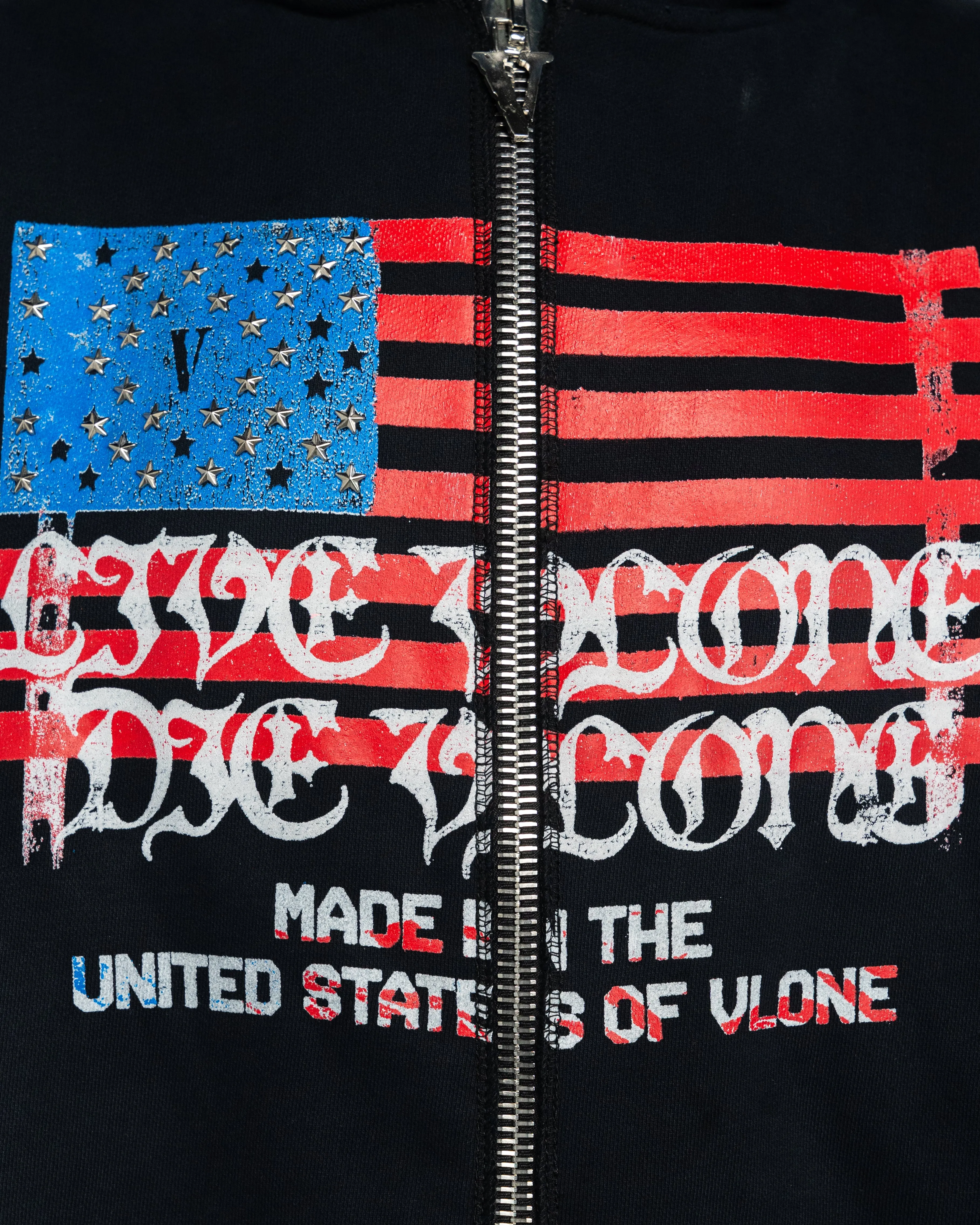 VLONE FLAG Zip Up Hoodie