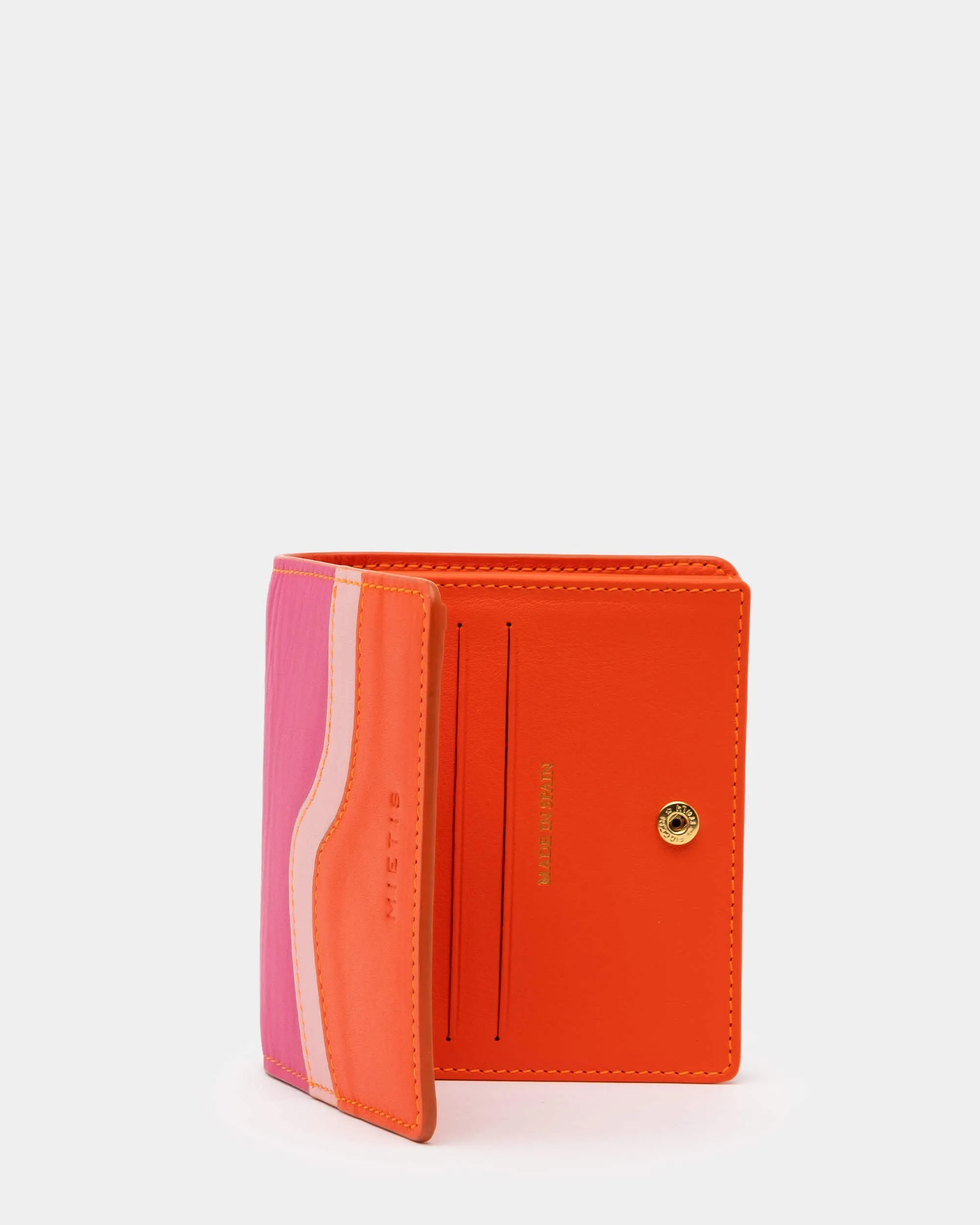 Waves Wallet Fuchsia / Orange