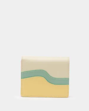 Waves Wallet White / Cream / Mint Green