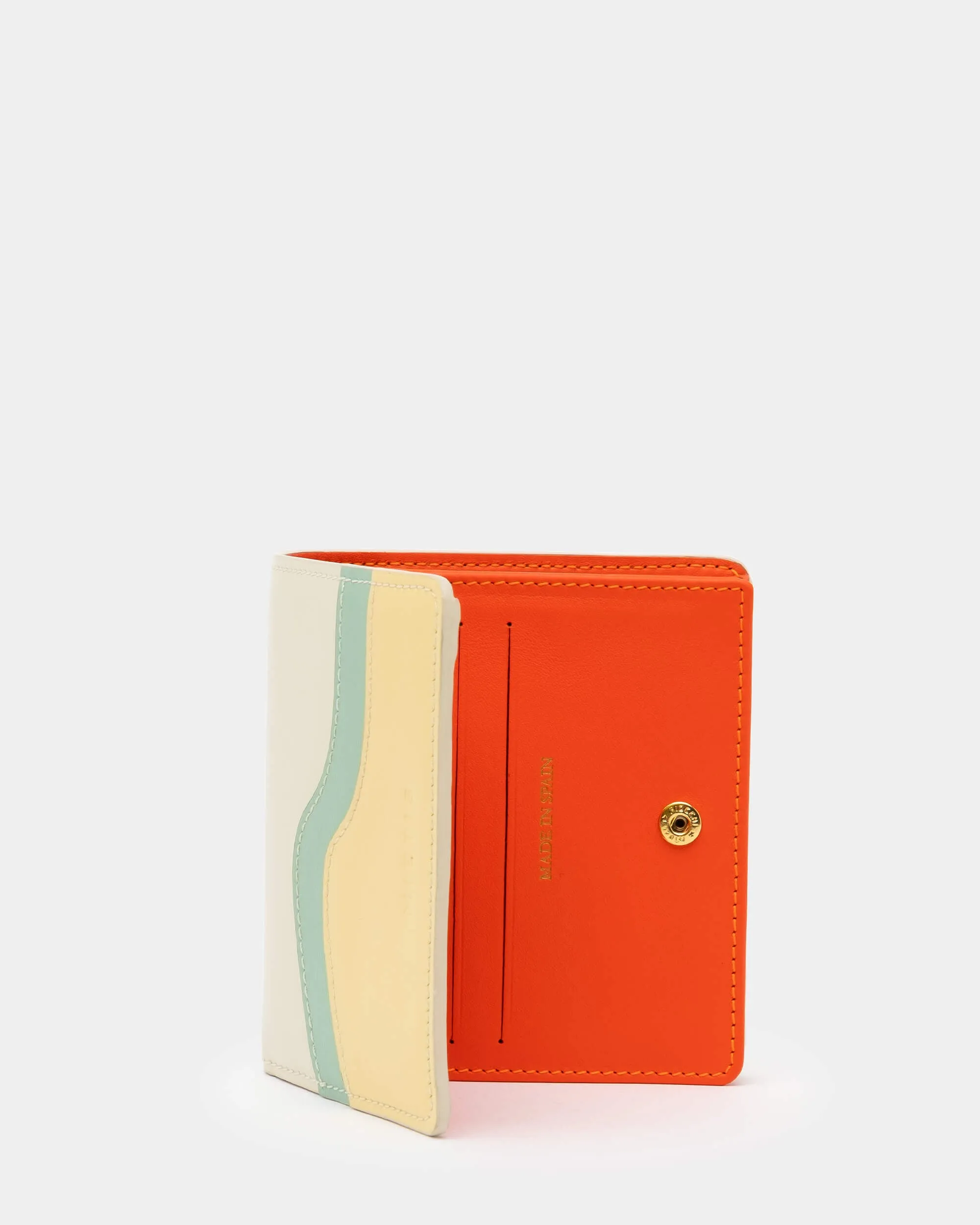 Waves Wallet White / Cream / Mint Green