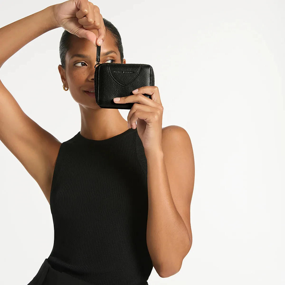 Wayward Wallet | Black Leather