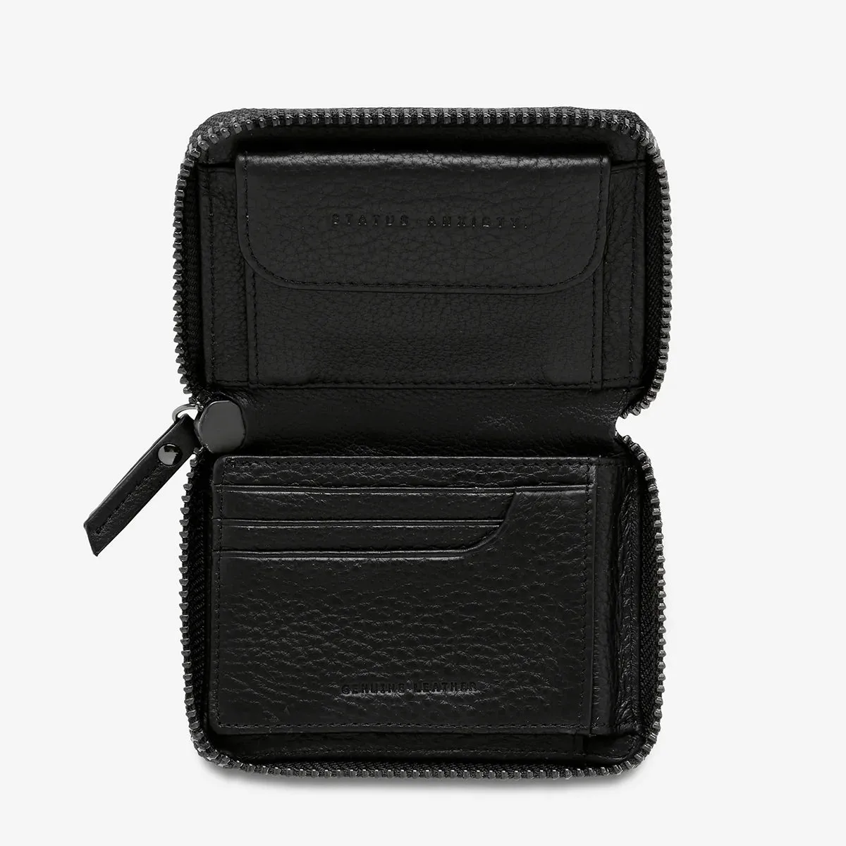 Wayward Wallet | Black Leather
