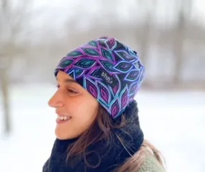 Winter Peacock Polartec Lined Hat