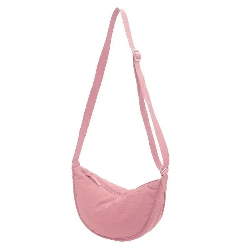 Women's Large Capacity Half Moon Travel Chest Bag - Crossbody Messenger